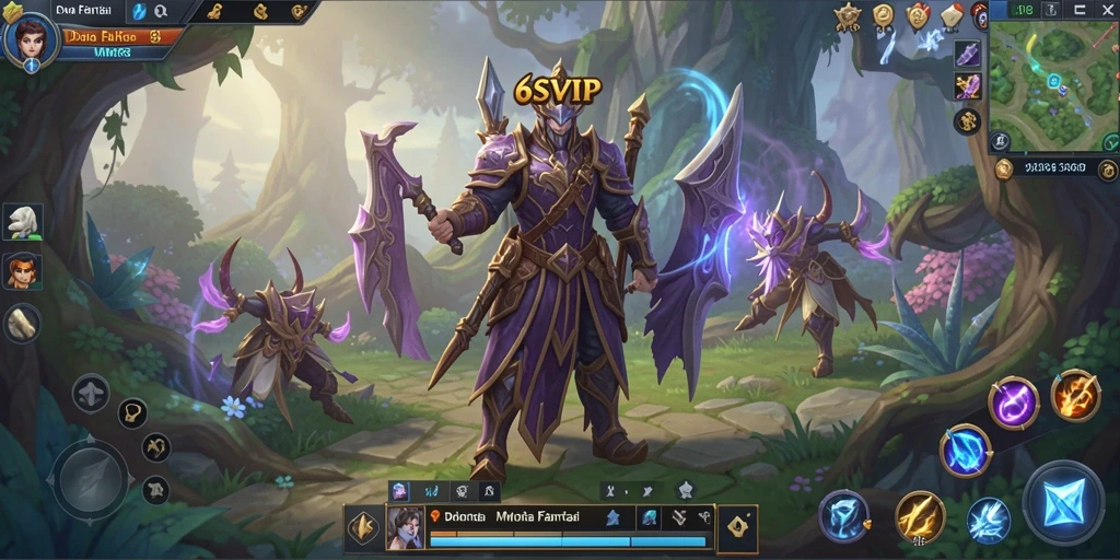 Screenshot gameplay 6SVIP menunjukkan aksi seru di dunia MMORPG.