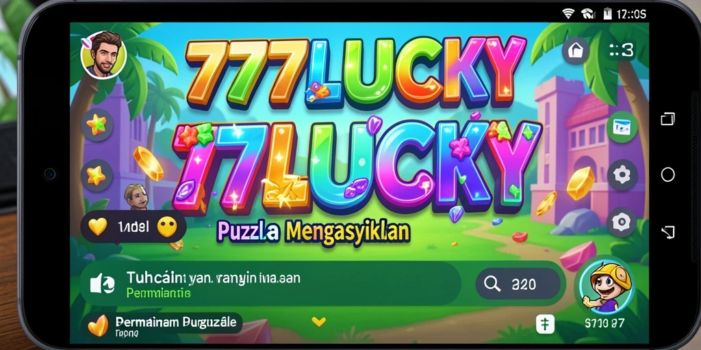 Tampilan gameplay <strong>777LUCKY</strong> yang penuh warna dan menantang.