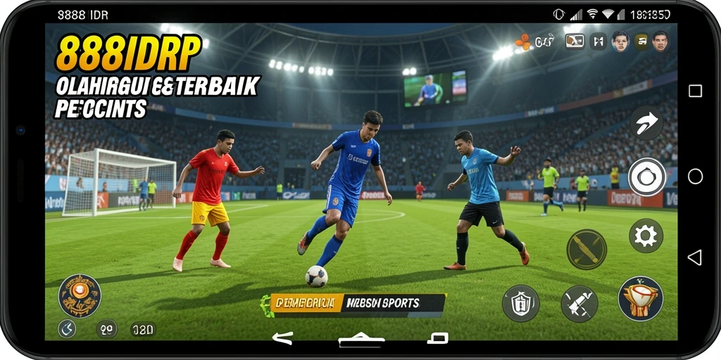 Tampilan intens dari pertandingan olahraga di 888IDR.