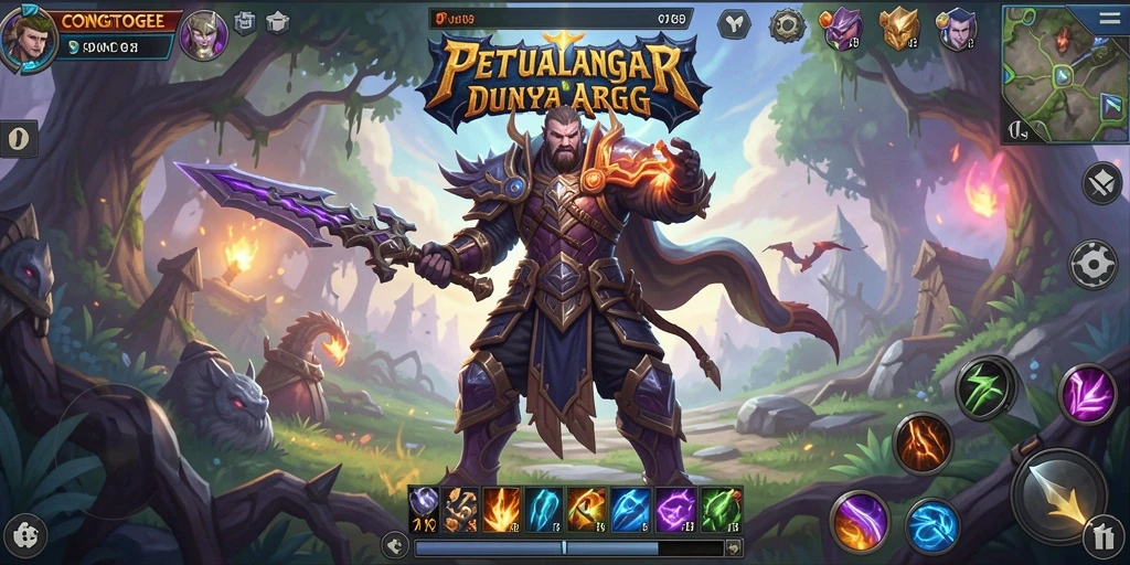 Tampilan gameplay seru dalam dunia fantasi ARPG CONGTOGEL.