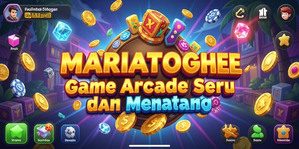Tampilan gameplay seru dan penuh warna dari MARIATOGEL.