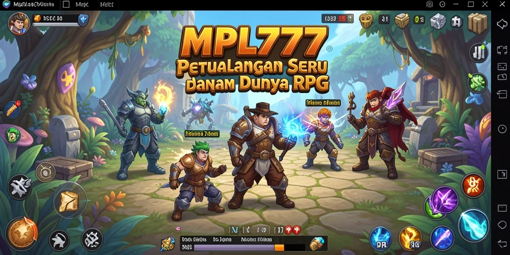 Tampilan gameplay MPL777 yang mendebarkan dan penuh aksi RPG.