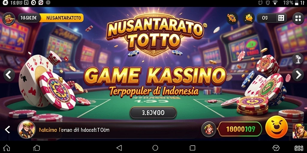 Gameplay menarik di NUSANTARATOTO dengan berbagai pilihan permainan kasino.