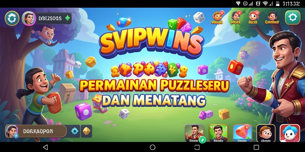 Screenshot SVIPWINS menampilkan gameplay Puzzle yang seru dan menantang.